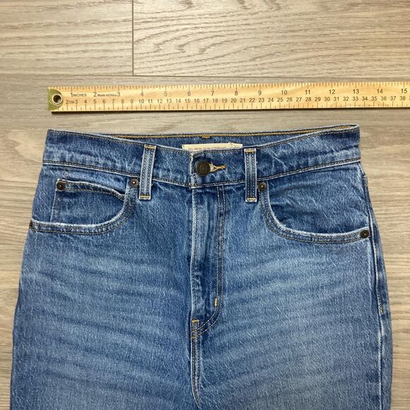 Levi's Premium 70s High Slim Straight Jeans Size 25 - Picture 2 of 7